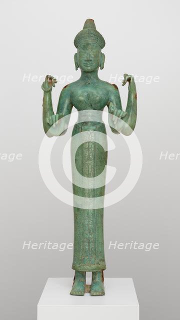 A Goddess, possibly Uma, Champa period, 9th/10th century. Creator: Unknown.