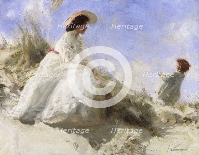 'The kite', 1893-1928. Artist: Charles Sims.