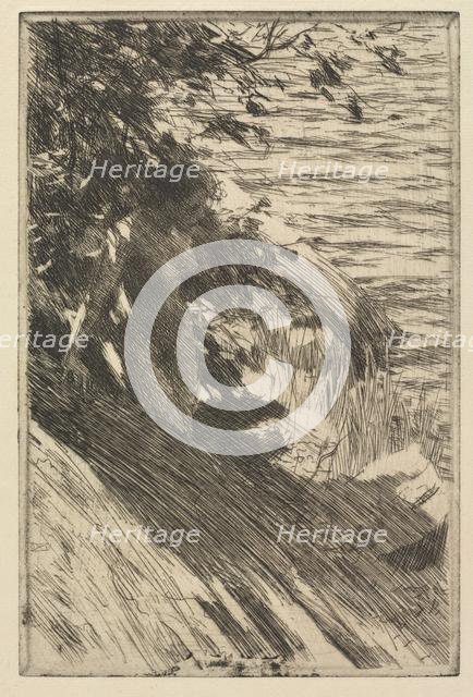 The Great Bather, 1895. Creator: Anders Zorn (Swedish, 1860-1920).