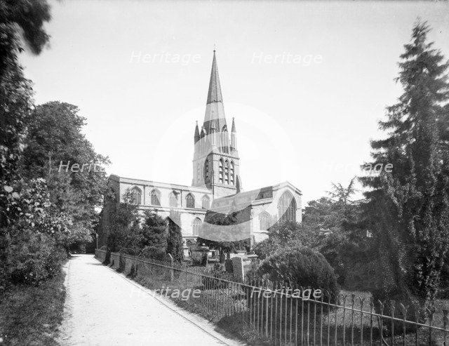 St Mary's Church, Cogges, Witney, Oxfordshire, 1883. Artist: Henry Taunt