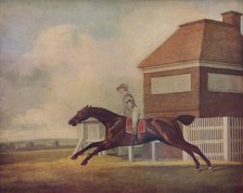 'Mr. Ogilvy's Bay Racehorse Trentham at Newmarket with Jockey up', 1771. Artist: George Stubbs.