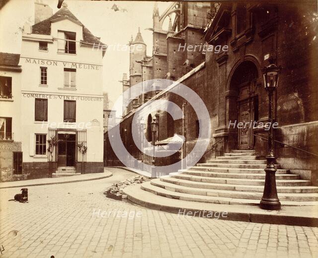 Coin Rue De La Montagne Ste Genevieve (4881), Printed 1914 circa. Creator: Eugene Atget.