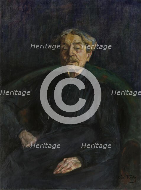 Portrait of the Artist Aasta Hansteen, 1903. Creator: Oda Krohg.