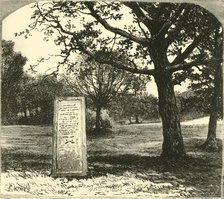 'The Rufus Stone in the New Forest', 1890.   Creator: Unknown.