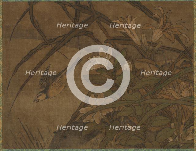 Birds and Flowers, mid-1400s-early 1500s. Creator: Sessh? T?y? (Japanese, 1420-1506), attributed to.