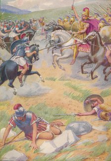 'The armour of Pyrrhus was richer and more beautiful than that of his soldiers', c1912 (1912). Artist: Ernest Dudley Heath.