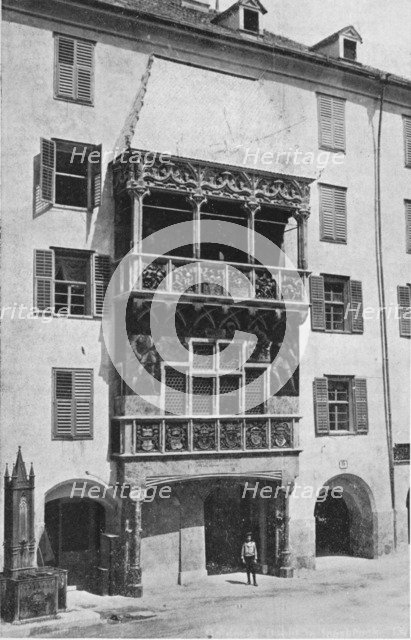 'The Golden Roof. Insbruck', c1913. Artist: Charles JS Makin.