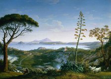 View of the Gulf of Pozzuoli from Solfatara, 1803. Creator: Philipp Hackert (German, 1737-1807).