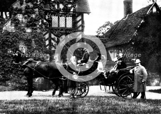 The Visit of the Prince and Princess of Wales to Wantage, 1898. Creator: Tom Reveley.