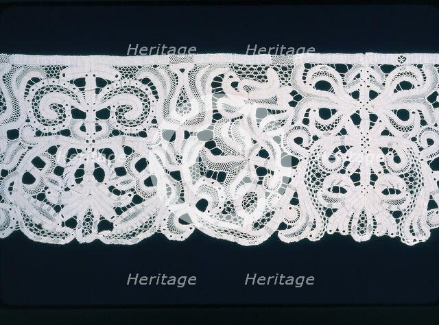 Flounce, Italy, 1701/25. Creator: Unknown.