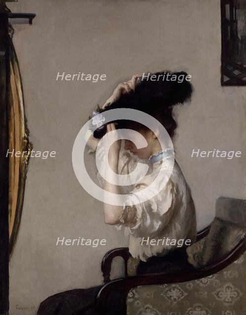 Preparing for the Matinee, 1907. Creator: Edmund Charles Tarbell.