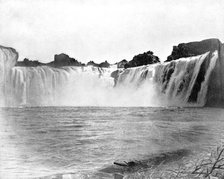 Shoshone Falls, Idaho, USA, 1893.Artist: John L Stoddard