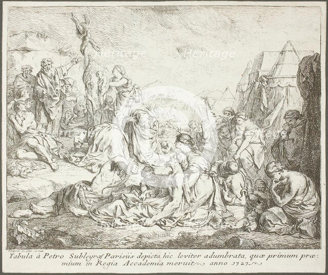 The Brazen Serpent of Moses, 1727. Creator: Pierre Subleyras.