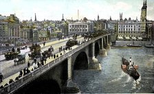 London Bridge After The 1904 Widening, London, 20th Century. Artist: Unknown