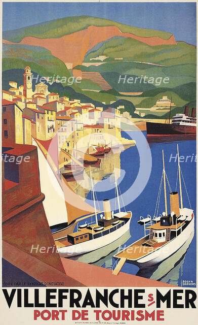 Villefranche sur Mer, c1930. Creator: Broders, Roger (1883-1953).