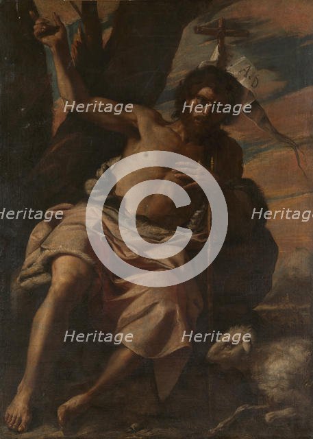 Saint John the Baptist Preaching, ca. 1650. Creator: Mattia Preti.
