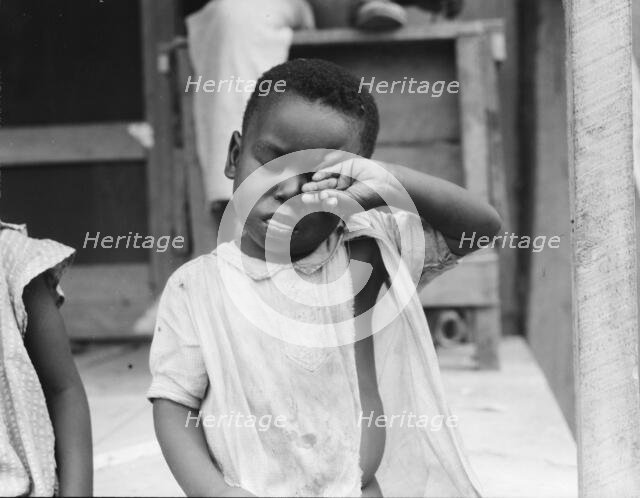 Negro child, Hill House, Mississippi, 1936. Creator: Dorothea Lange.