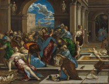 Christ Cleansing the Temple, probably before 1570. Creator: El Greco.