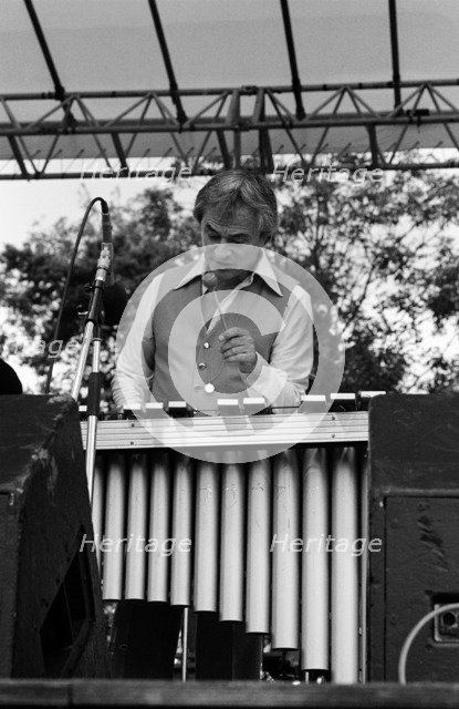 Terry Gibbs, Capital Jazz, Knebworth, Herts, July 1981. Artist: Brian O'Connor.