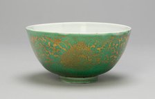 Cup with Peonies, Ming dynasty (1368-1644), Jiajing period (1522-1566). Creator: Unknown.