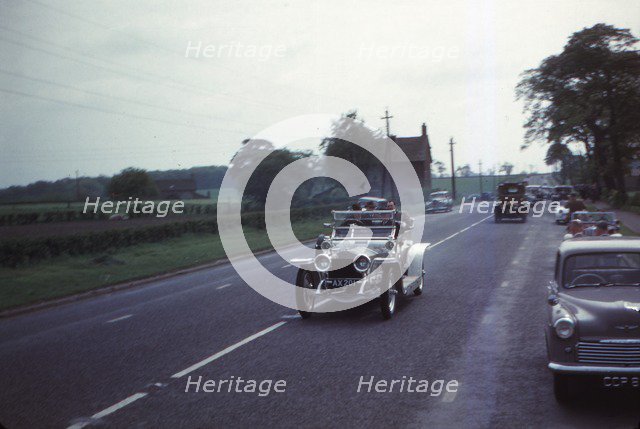 Silver Ghost Rolls Royce at Rally, Cheshire, England, c1960. Artist: CM Dixon.