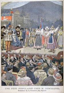 Festivity popular with Paul Deschanel, President of France, 1900.  Artist: Oswaldo Tofani