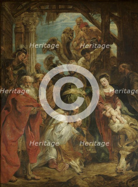 The Adoration of the Magi, 1624-1625. Creator: Peter Paul Rubens.