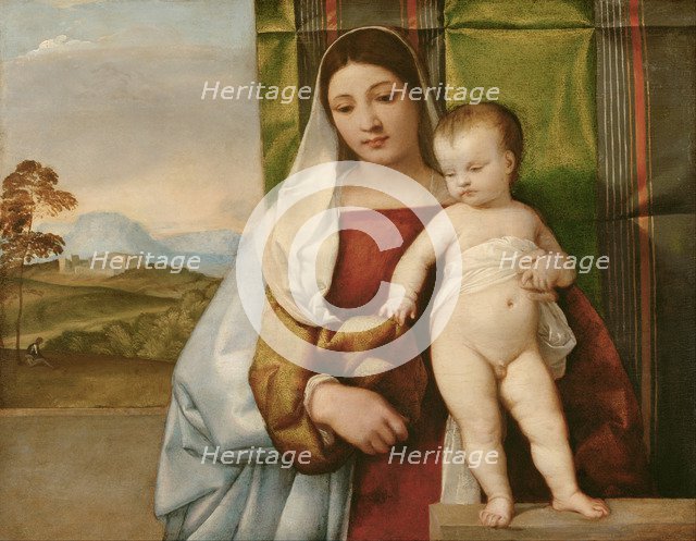 The Gipsy Madonna, c. 1510. Artist: Titian (1488-1576)