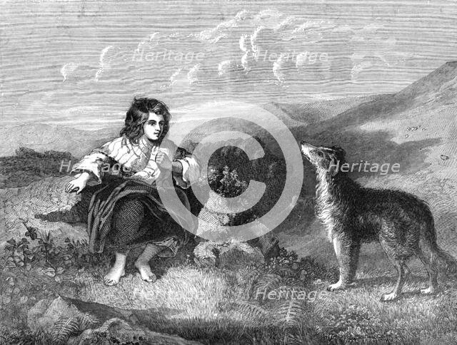 "Giving an Order" - painted by J.H. Mole, 1854. Creator: Unknown.