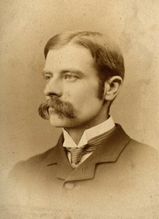 Herbert Somerton Foxwell, c1870s. Creator: Barraud.