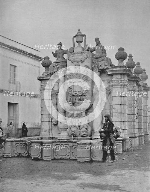 'Fountain of the Falling Waters, City of Mexico', c1897. Creator: Unknown.