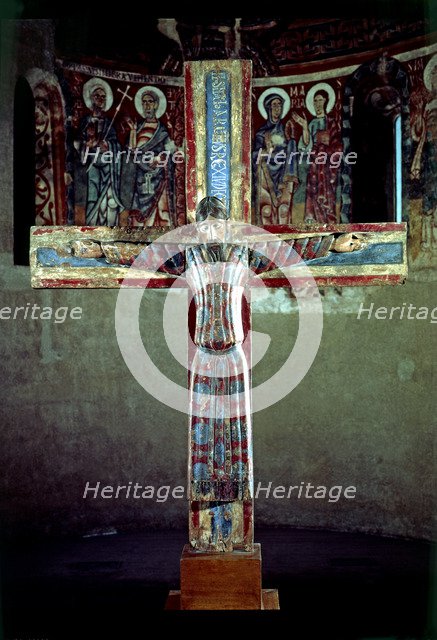 Batlló Majesty, polychromed sculpture from Olot.
