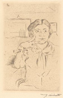 Gattin des Künstlers (Wife of the Artist), 1909. Creator: Lovis Corinth.
