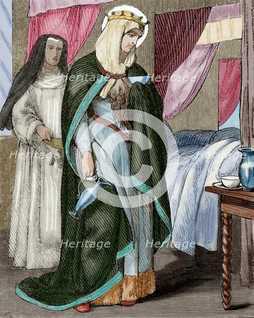 Saint Margaret of Scotland, 1852.  Creator: Capuz.