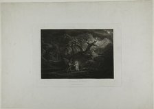 Christ Tempted in the Wilderness, 1824. Creator: John Martin.