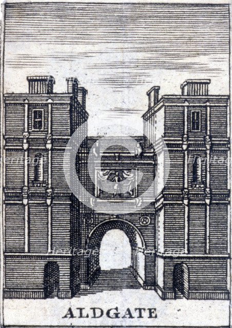 Aldgate, London, c1800(?). Artist: Anon