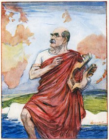 'The Singer of Empire', Rudyard Kipling, 1935. Artist: Unknown