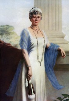 Mary of Teck, Queen Consort of George V of the United Kingdom, 1937. Artist: John Saint-Helier Lander