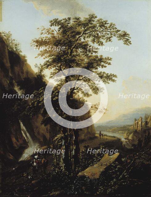 A mountainous landscape, c1650-1692. Creator: Willem de Heusch.