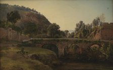 A Bridge near Sorrento, 1847-1850. Creator: Thorald Brendstrup.