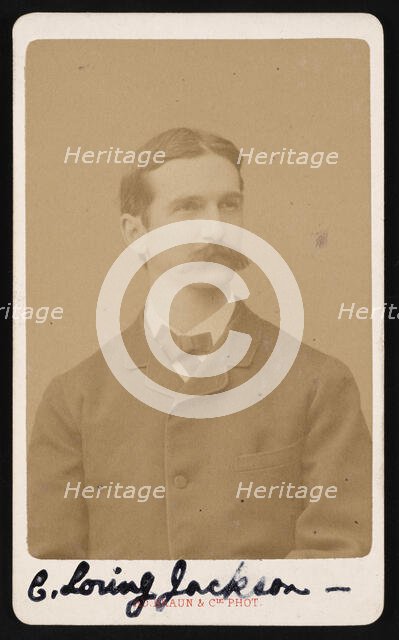 Portrait of Charles Loring Jackson (1847-1935), Circa 1887. Creator: Adolphe Braun.