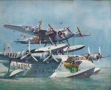 The Short-Mayo Composite Aircraft, c1937 (c1937). Artist: Unknown.