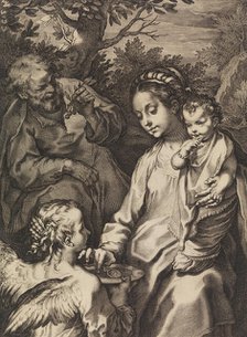 The Holy Family with the Porridge Bowl, ca. 1580-ca. 1614. Creator: Raffaello Guidi.