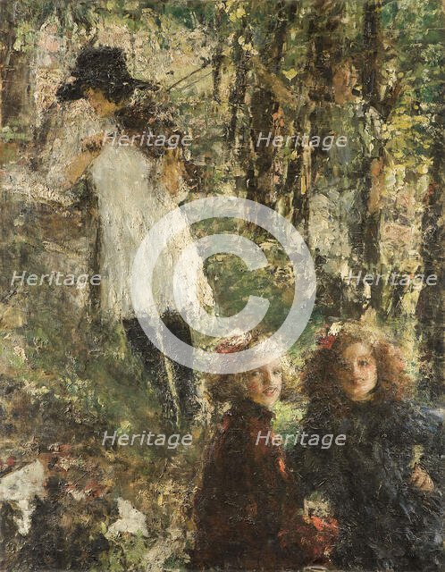 Reflections, 1918-1920. Creator: Mancini, Antonio (1852-1930).