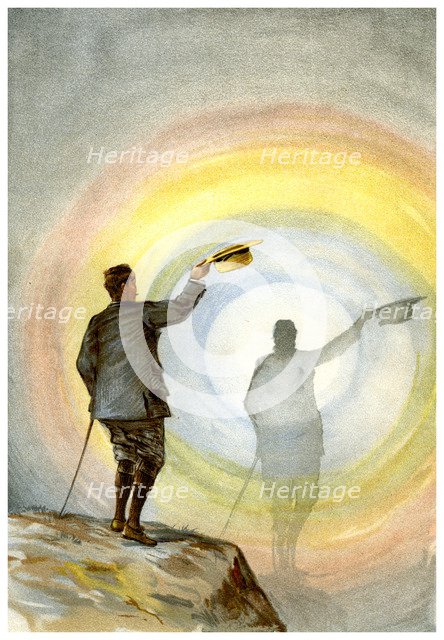 'The spectre and circular rainbow', 1898.Artist: FA Brockhaus
