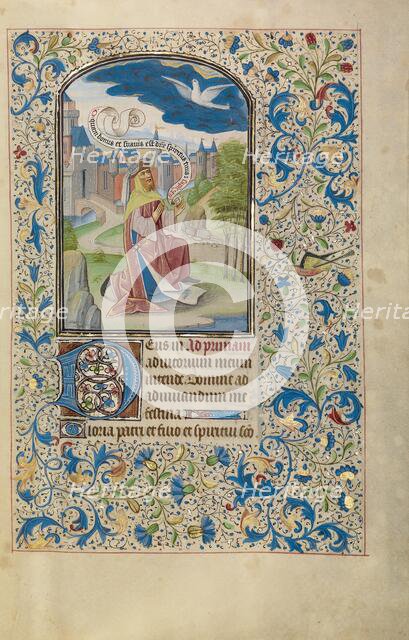 Solomon Praying to the Holy Spirit; Arenberg Hours, early 1460s. Creator: Willem Vrelant.