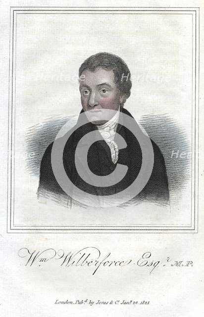 William Wilberforce, English anti-slavery campaigner, 1821. Artist: Unknown