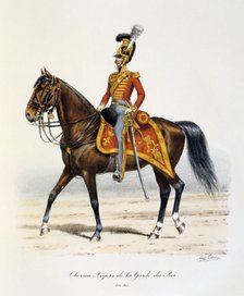 Chevau-Légers de la Garde du Roi, 1814-15. Artist: Eugene Titeux