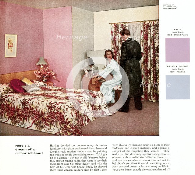 'Here's a dream of a colour scheme!', 1950s. Artist: Unknown