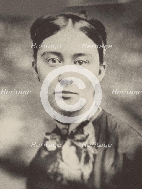 Portrait of the painter Mary Cassatt, c1867. Creator: Alphonse J. Liébert & Co., Paris .